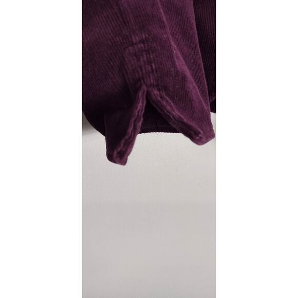 Talbots Dark Purple Lined Corduroy Jacket 10 Classic Office Whimsygoth - Picture 7 of 16